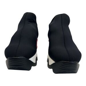 iRi Women's, Black Red Low Top Sneaker, Vegan, Size EU 35‎ US:5